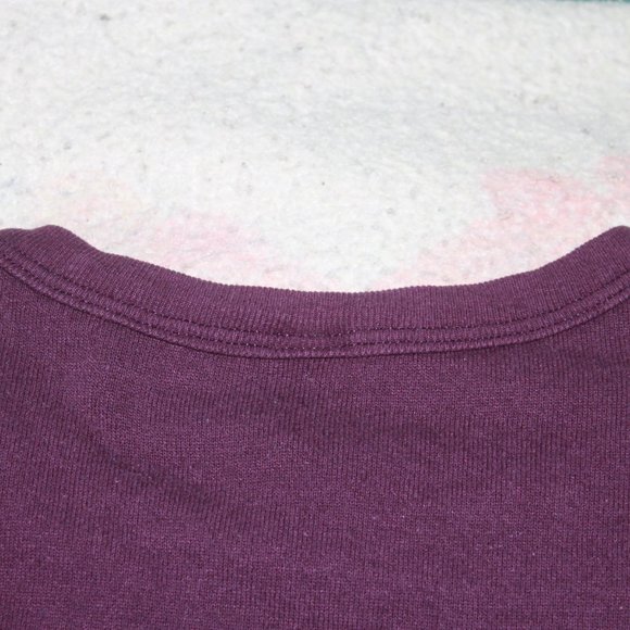 Vintage Fruit of the Loom Easy to Wear Men's Purple Crewneck Sweatshirt Size L - Picture 10 of 13